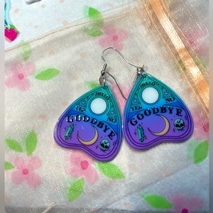 Halloween earrings ouija board
